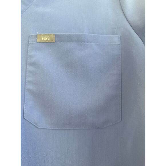 Figs Purple Size Medium Scrub Top - Picture 3 of 7